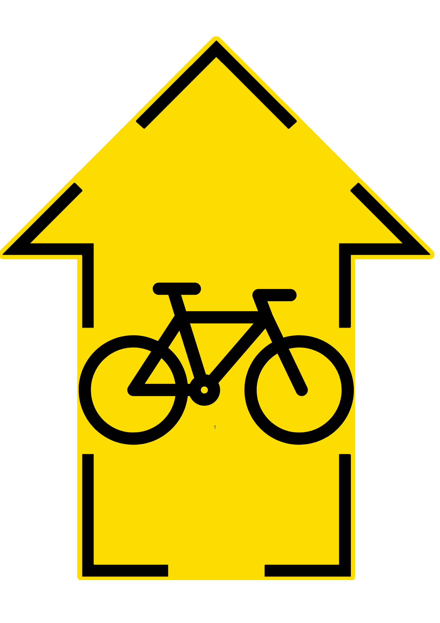 Pegada bike sentido reverso